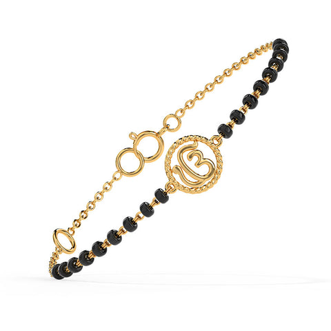 Ek Onkar Baby Nazaria Gold Bracelet