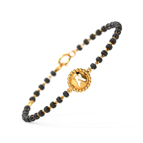 Alphabet A Kids Nazaria Gold Bracelet