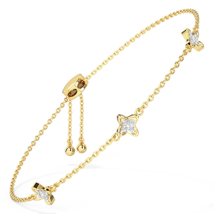 Blossom Adjustable Diamond Bracelet