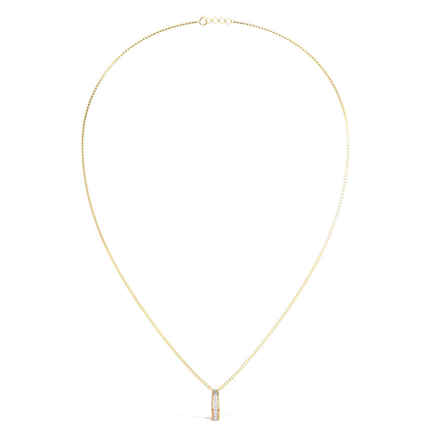 Kimberly Linear Diamond Necklace