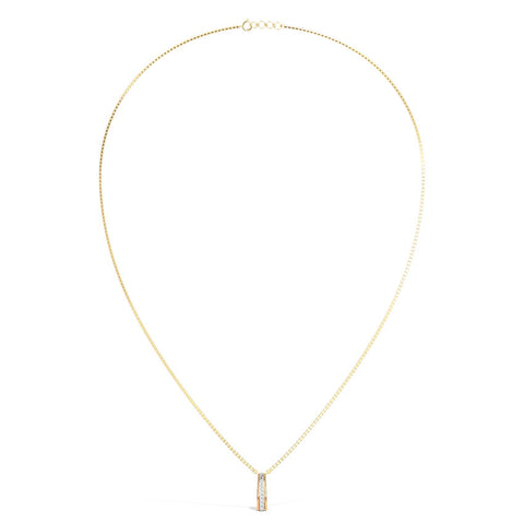 Kimberly Linear Diamond Necklace
