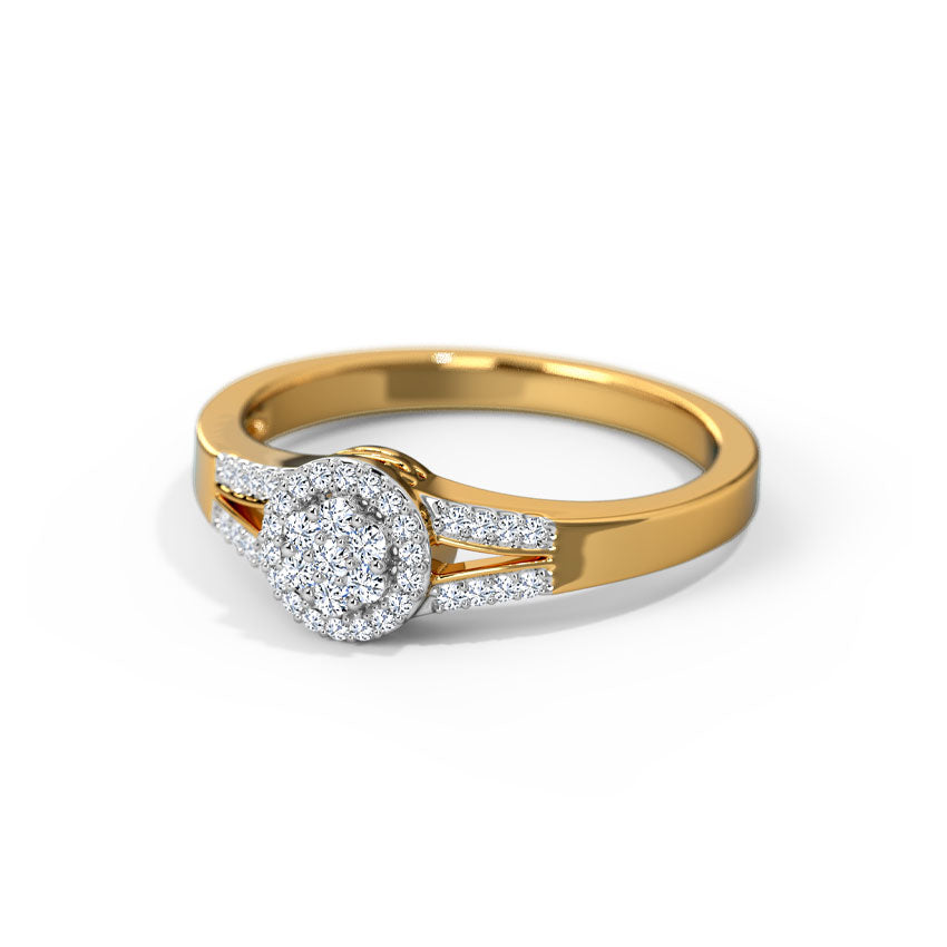 Citric Sparkle Diamond Ring