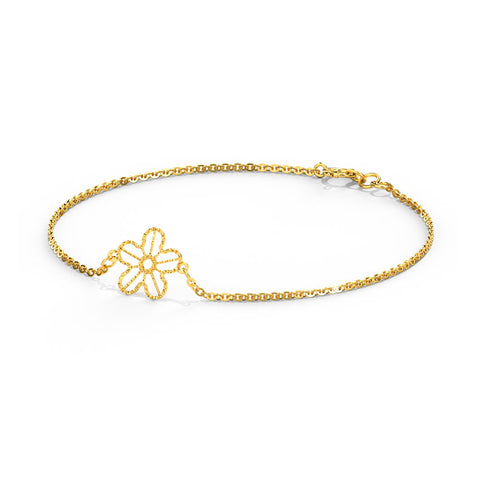 Jazzy Blossom Gold Bracelet