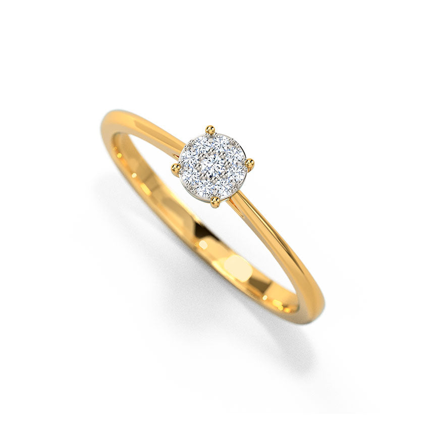Petite Quad Diamond Ring
