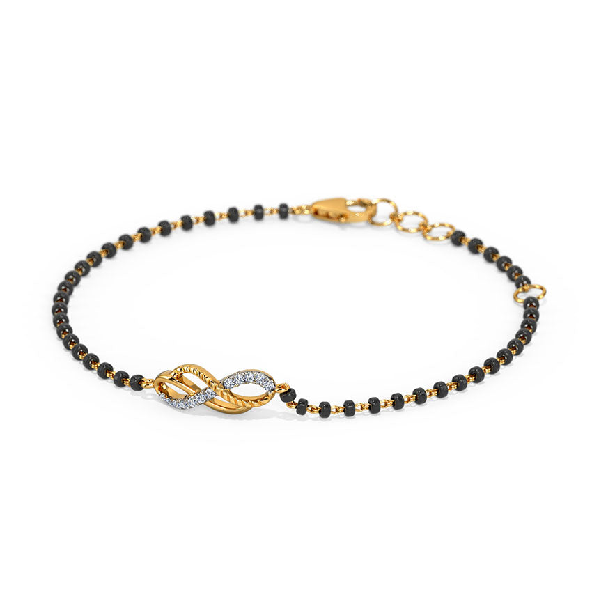 Arden Infinity Diamond Mangalsutra Bracelet