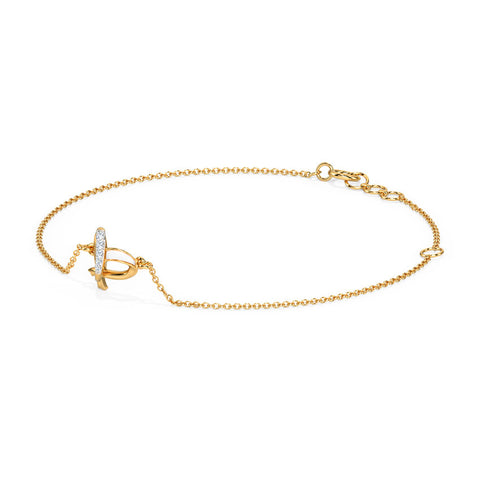 Ivory Heart Diamond Bracelet