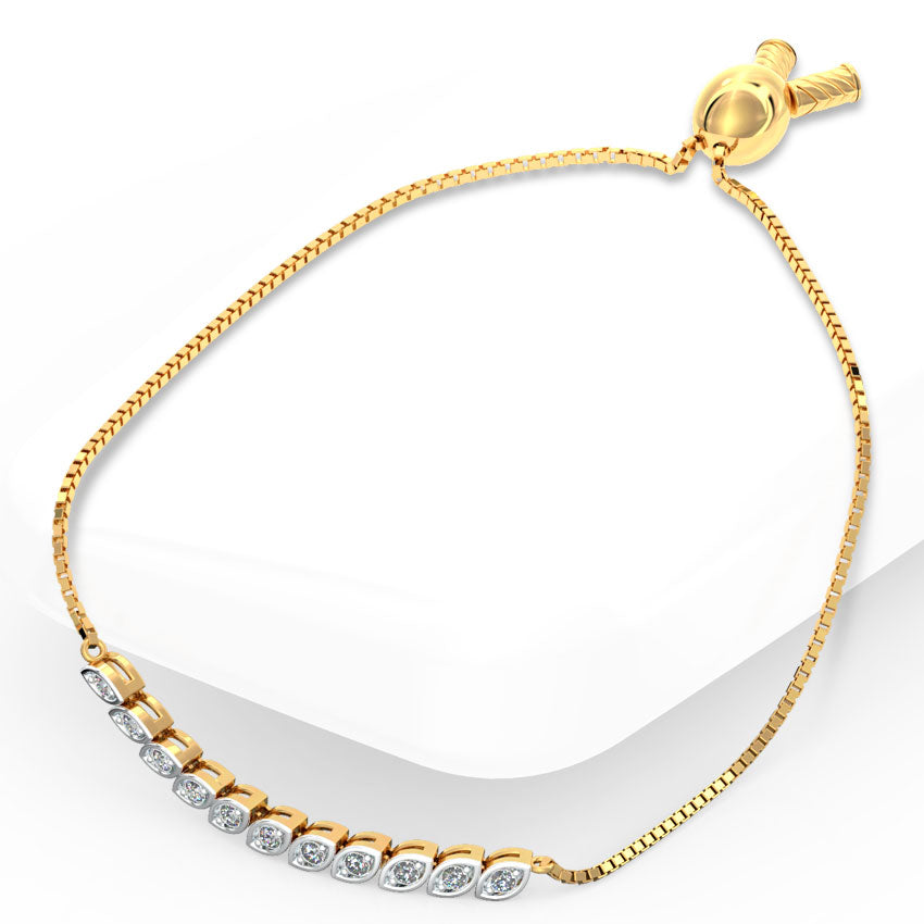 Petals Adjustable Diamond Bracelet