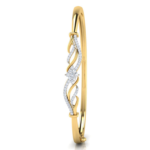 Sparkling Curve Diamond Bracelet