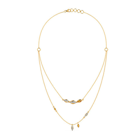 Maria Shining Layered Gemstone Necklace