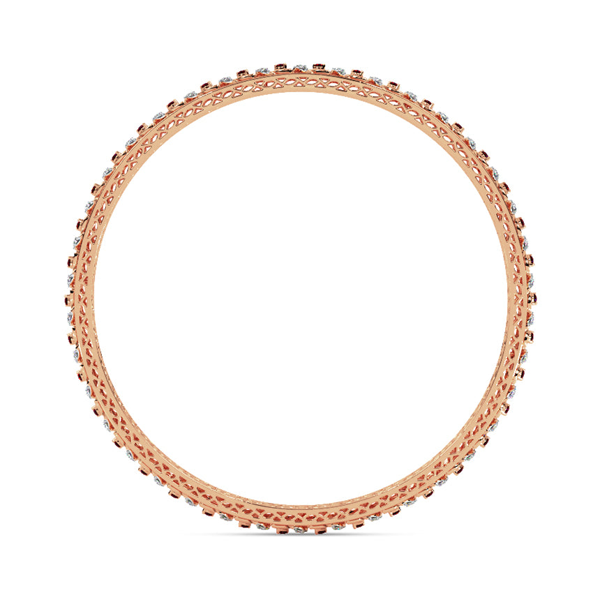 Radiant Trellis Diamond Bangle