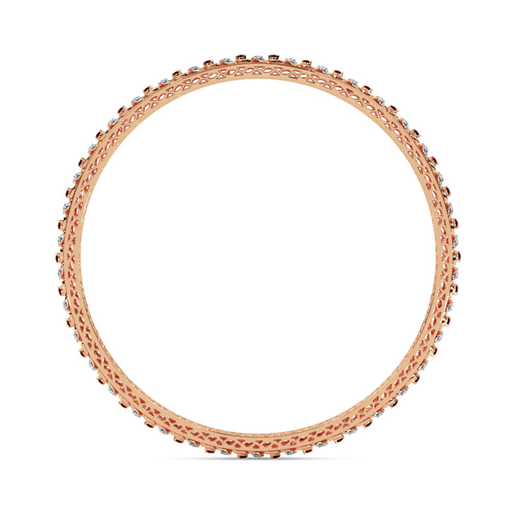 Radiant Trellis Diamond Bangle