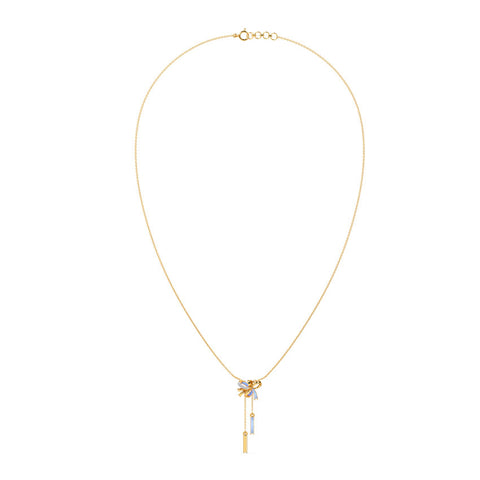 Tassel Dazzle Diamond Necklace