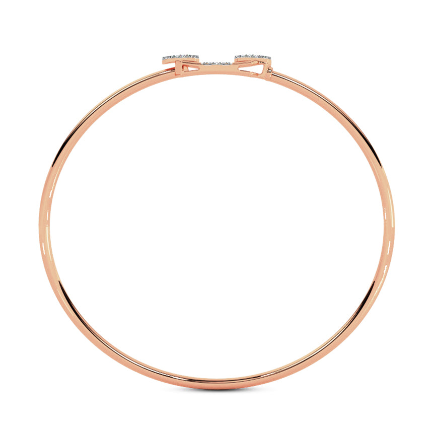 Emma Diamond Tube Bracelet