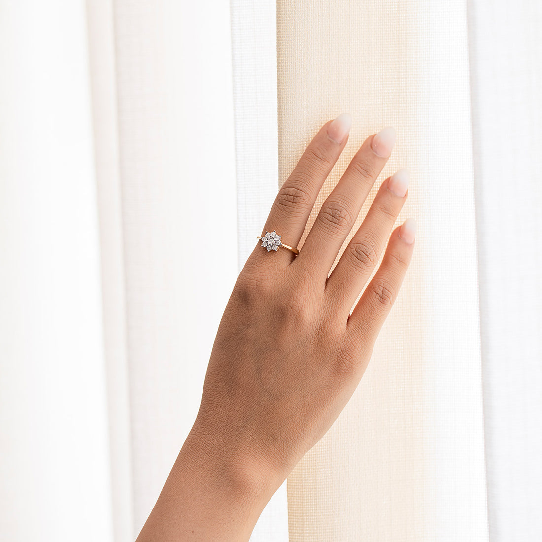 Bunch Miracle Plate Diamond Ring