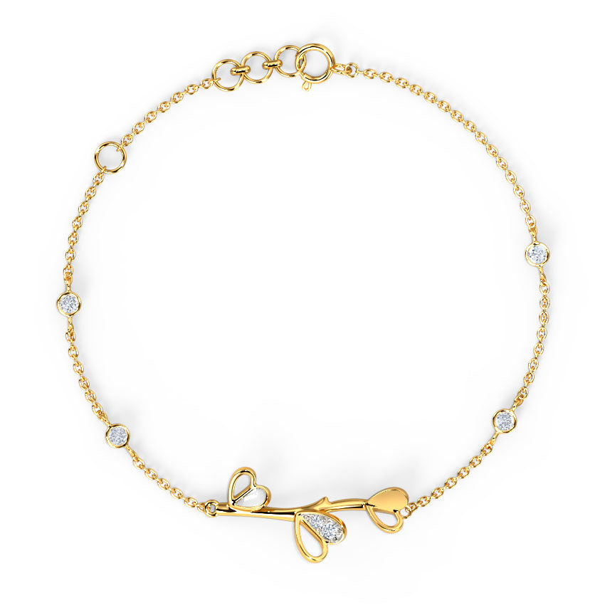 Adorable Clover Diamond Bracelet