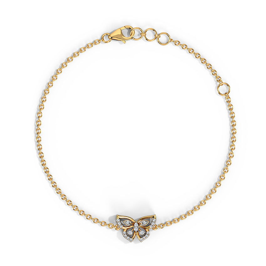 Fluttering Papillon Diamond Bracelet