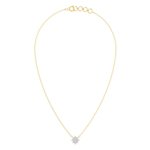 Allure Cluster Diamond Necklace
