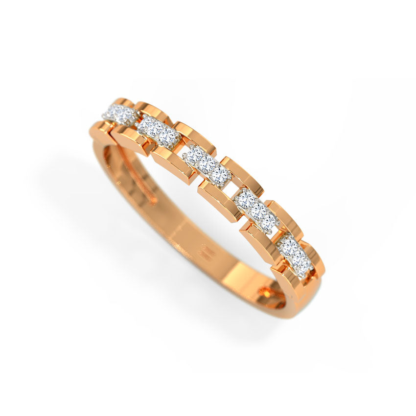 Julia Interlinked Diamond Band