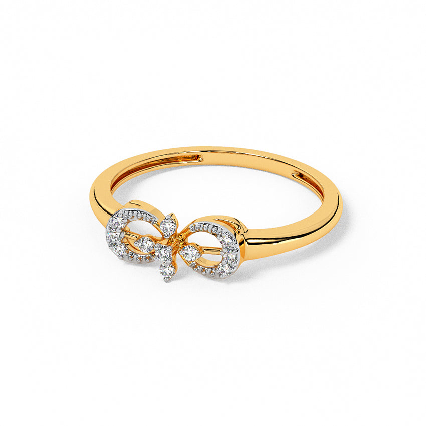 Elegant Floret Diamond Ring