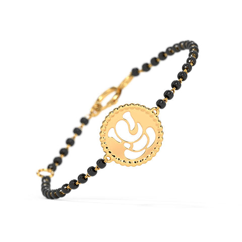 Ganesha Baby Nazaria Gold Bracelet