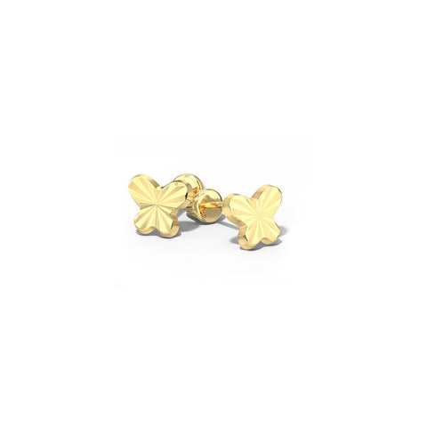 Flutter Beam Kids' Gold Earrings