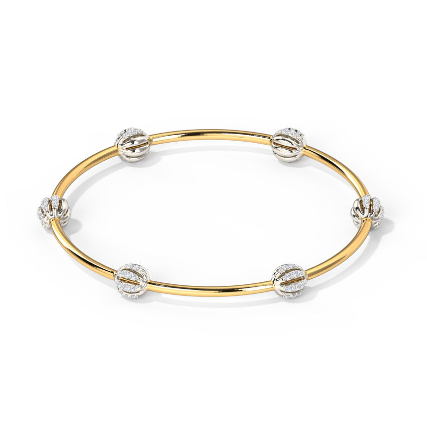 Glorious Orb Diamond Bangle