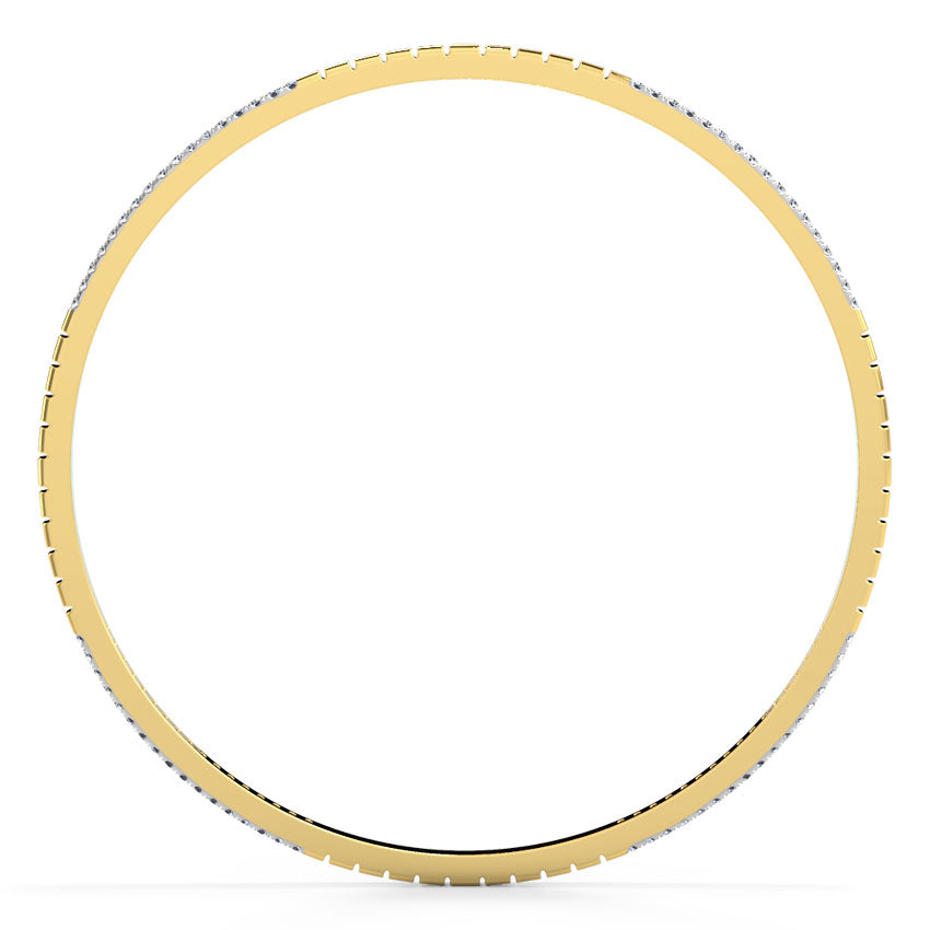 Glenda Textured Diamond Bangle