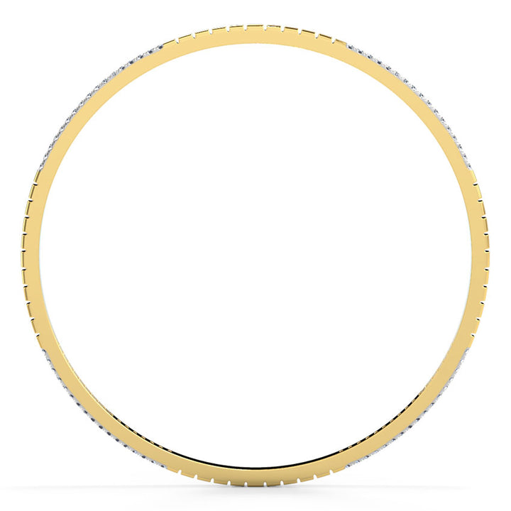 Glenda Textured Diamond Bangle