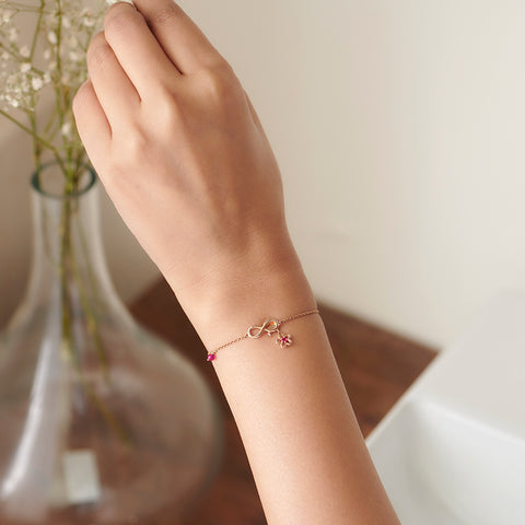 Infinitely Yours Personalised Gemstone Bracelet