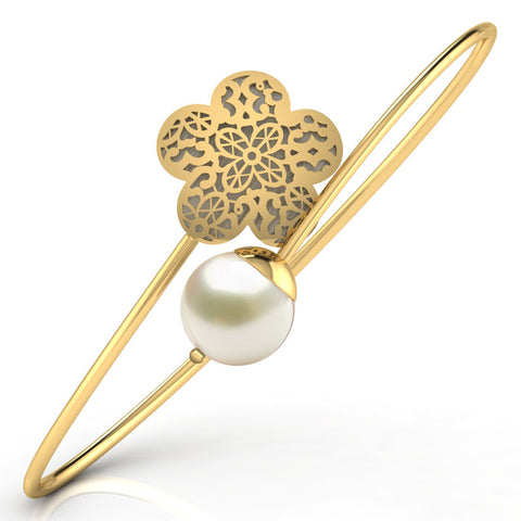 Leila Cutout Pearl Bracelet