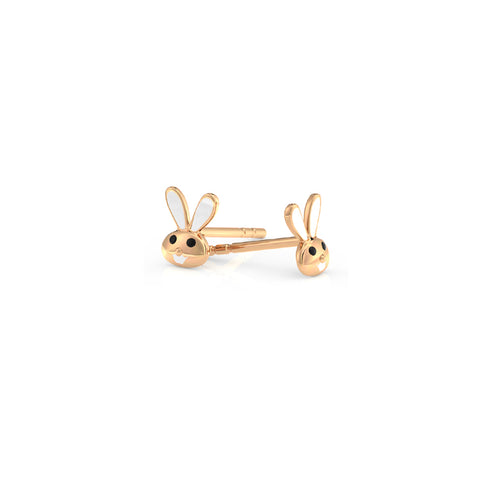 Bunny Kids' Gold Earrings