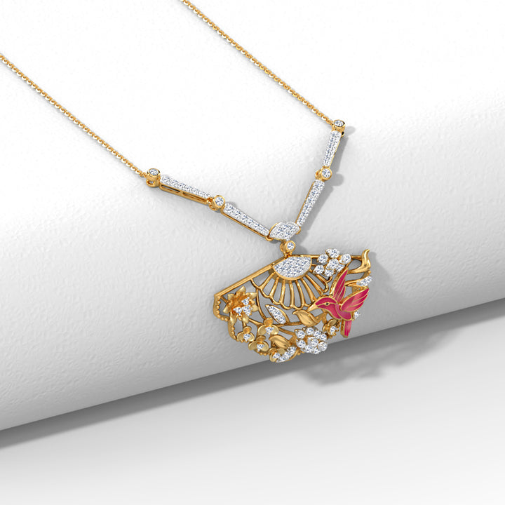 Intricate Radiance Diamond Necklace