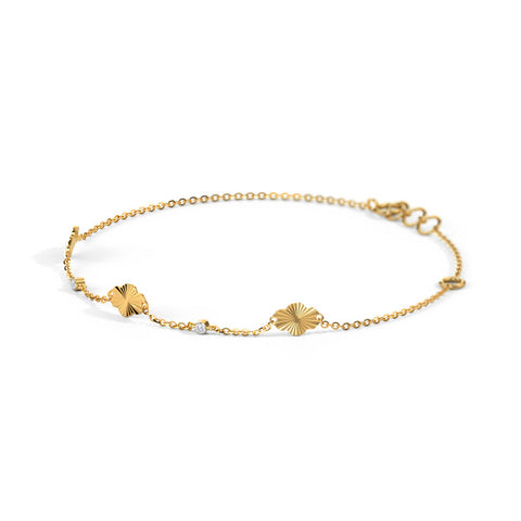 Vivid Vine Diamond Chain Bracelet