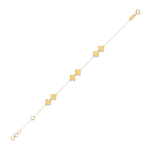 Duo Clover Gold Bracelet