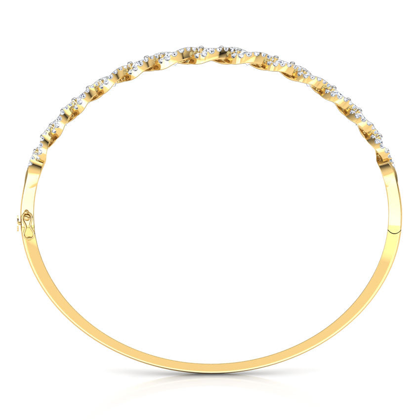 Linear Orb Diamond Bracelet
