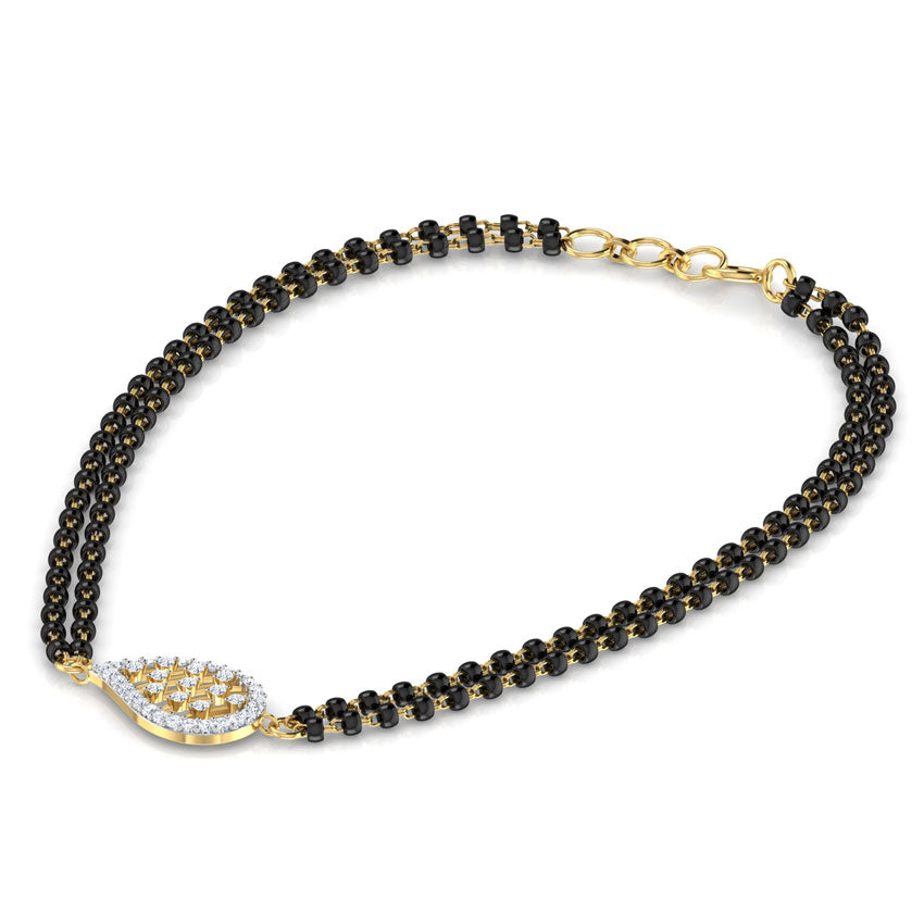 Misty Diamond Mangalsutra Bracelet
