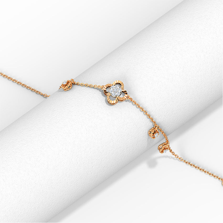 Flaviana Clover Diamond Bracelet