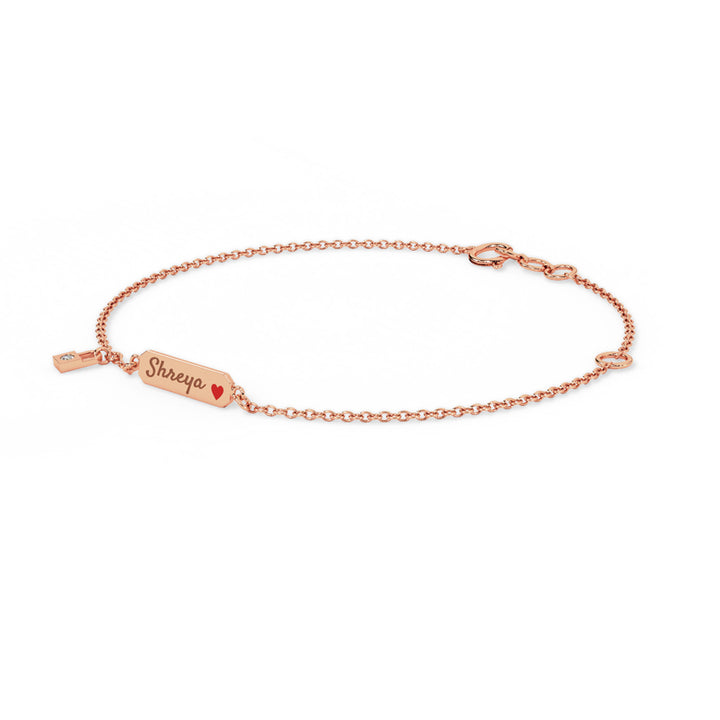 Snappy Personalised Diamond Bracelet