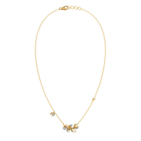 Pearly Twig Necklace