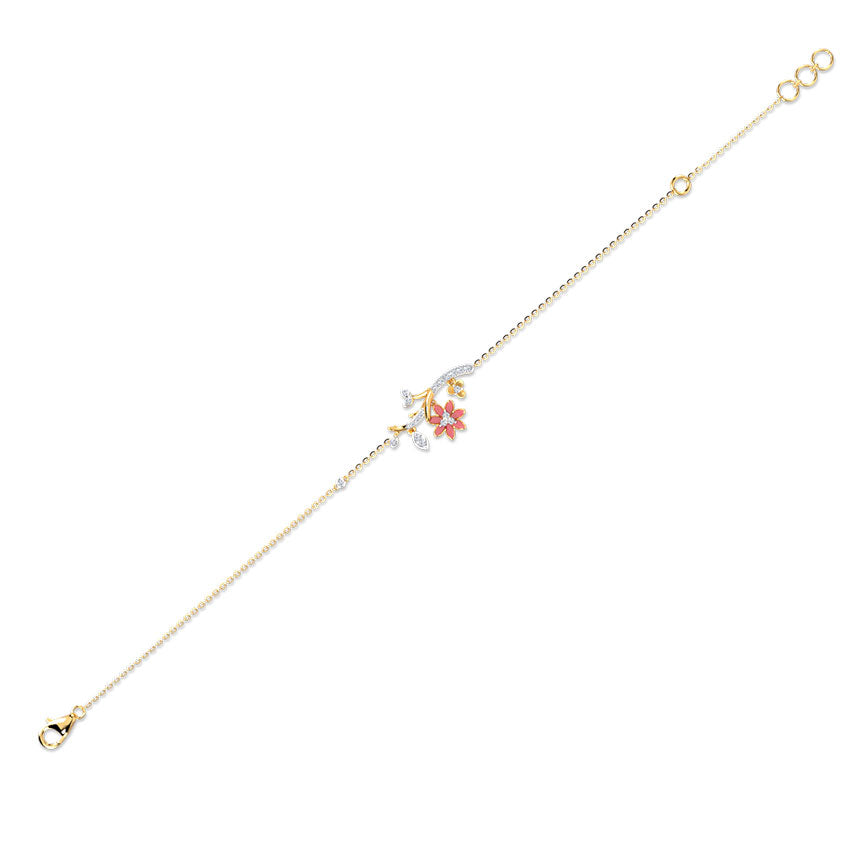 Enticing Petals Diamond Bracelet