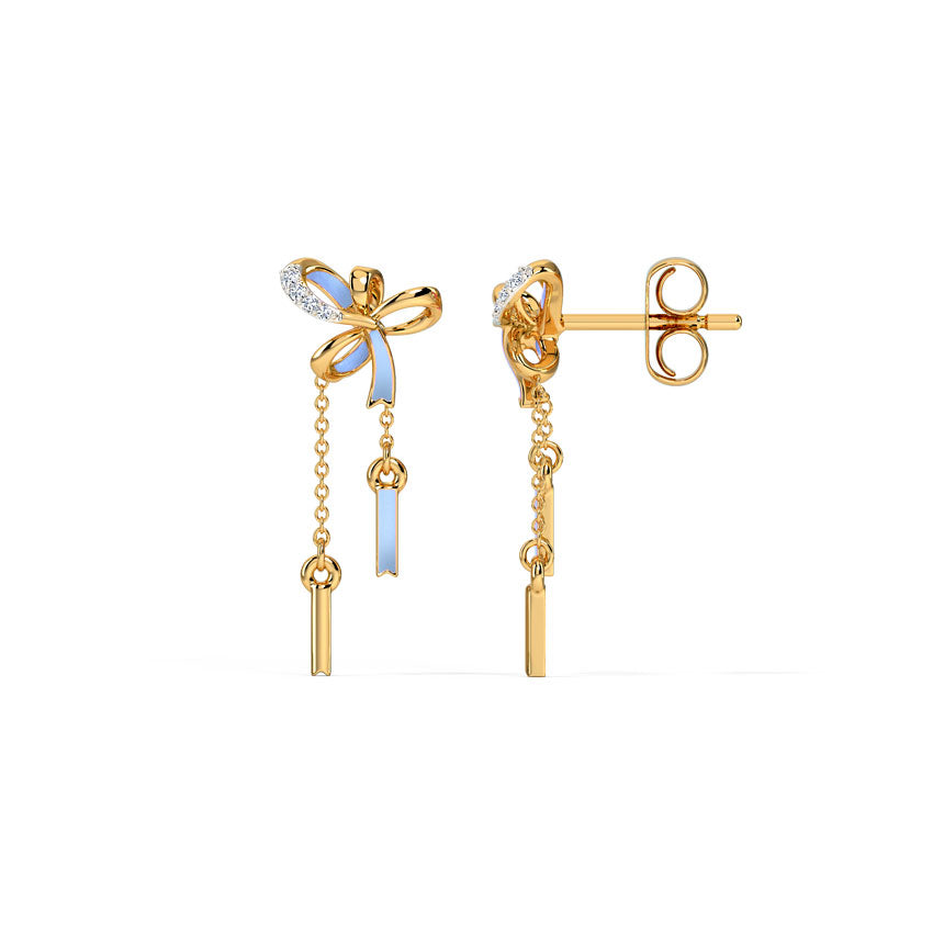 Tassel Dazzle Diamond Drop Earrings