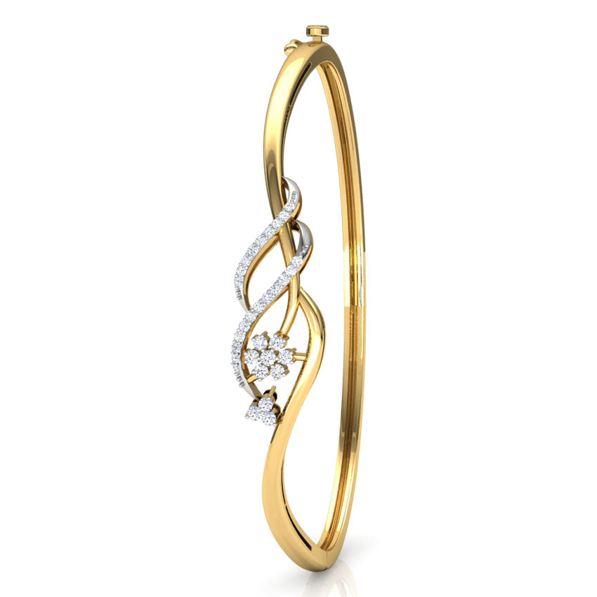 Carey Wavy Diamond Bracelet