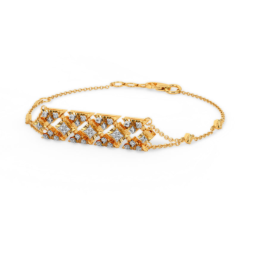 Sunset Splendor Diamond Chain Bracelet