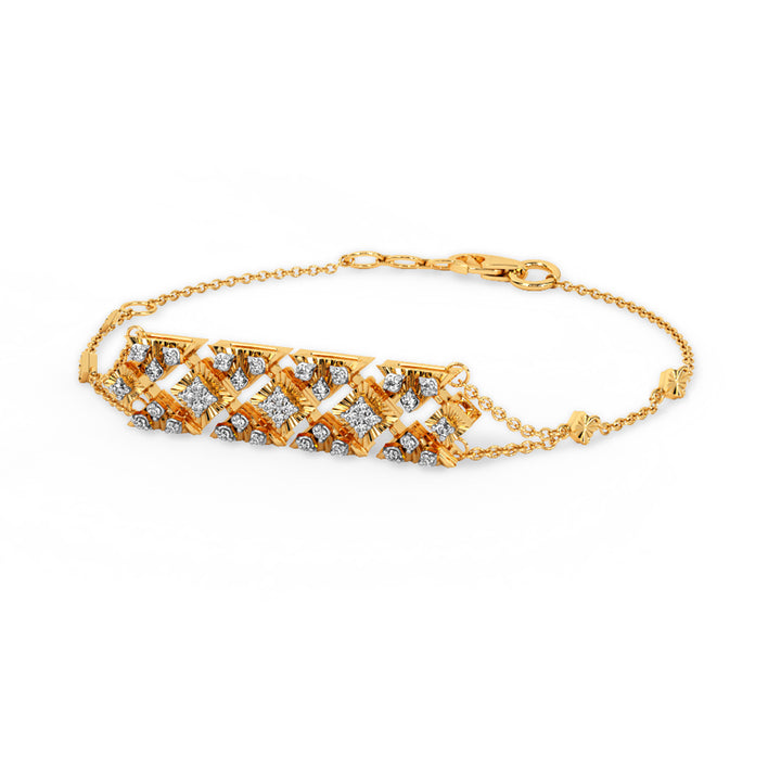 Sunset Splendor Diamond Chain Bracelet