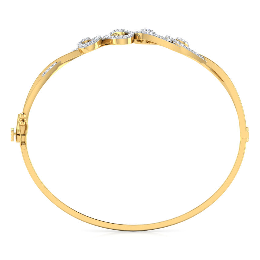 Paisley Scroll Diamond Bracelet