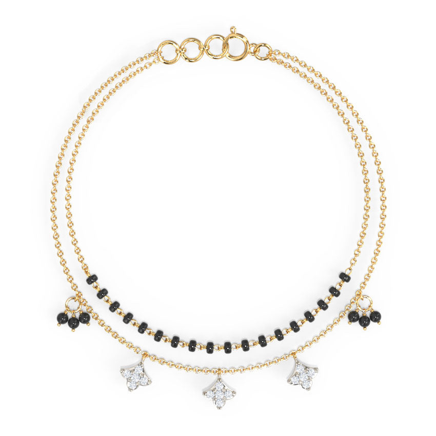 Asika Diamond Mangalsutra Bracelet