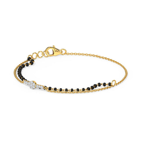 Mihika Diamond Mangalsutra Bracelet