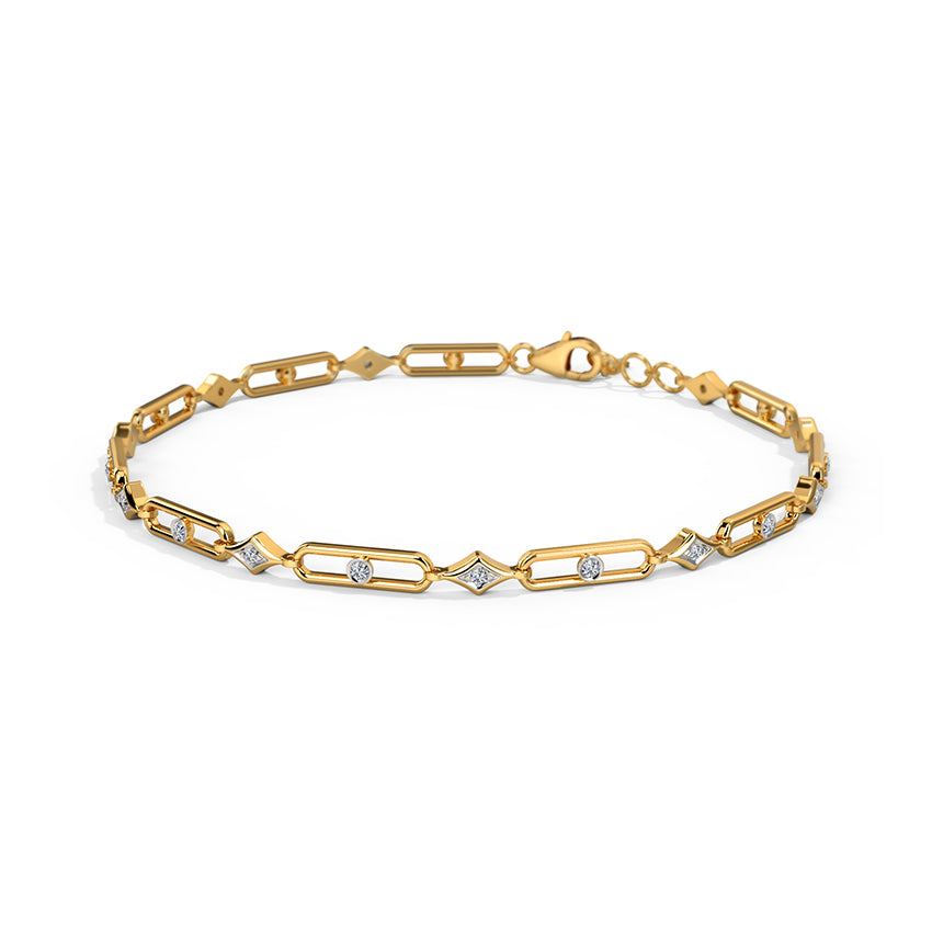 Glint & Glow Diamond Chain Bracelet