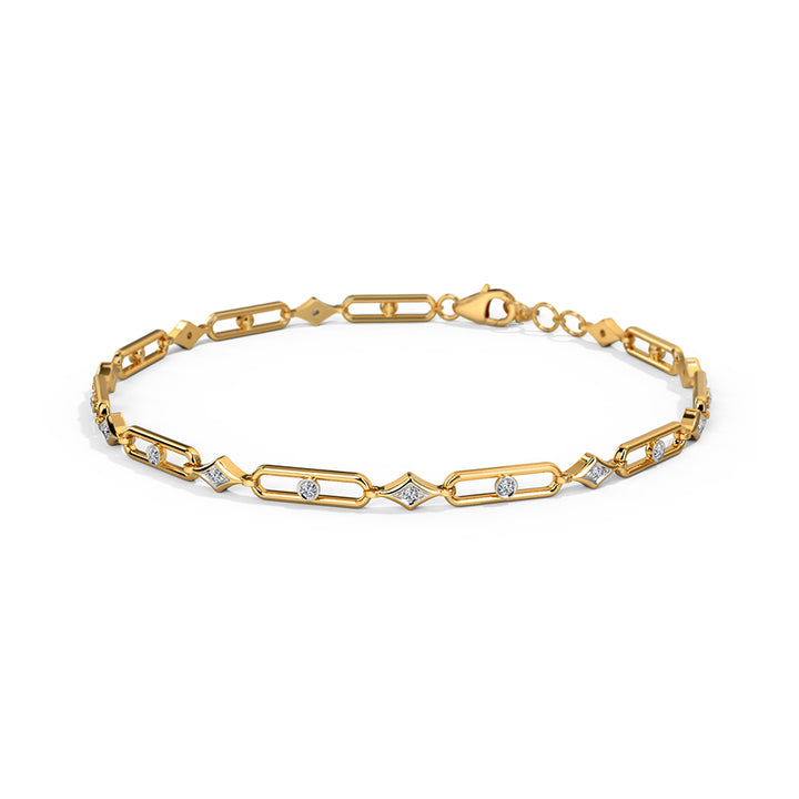 Glint & Glow Diamond Chain Bracelet