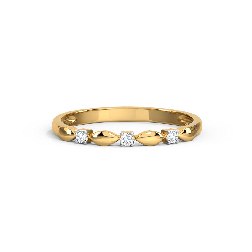Shining Minimal Diamond Ring